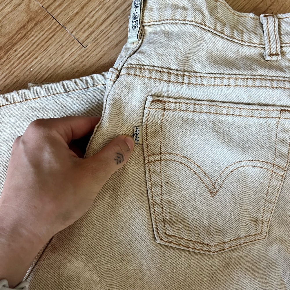 Levi's 900 series vintage Straight Leg Jeans - Beige ish